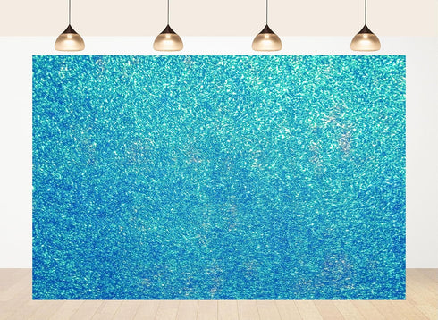LidyMini 9x6ft Fabric Sparkling Blue Water Backdrop Glistening Ripple Texture Background Minimalist Nature