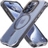 REBEL Clear Case for iPhone 15 Pro, Frosted Series Gen-5, Strong MagSafe Compatible, Protective Shockproof Bumpers