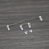 Stabilizers with Raised Wire, 1 x 6.25u and 4 x 2u PCB Screw-in Stabilizers for GH60 87 Tenkeyless Mechanical Keyboard