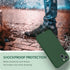 SURPHY iPhone 13 Mini Case, Clover Green, with Screen Protector, Liquid Silicone Phone Case, Camera Protection, 5.4