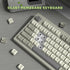 dagaladoo DK98 97 10/8.1/8/7 womier Retro Wired Gaming Keyboard Creamy Membrane with Rainbow RGB Backlight