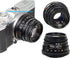 Fotasy Manual 35mm f1.6 APSC Lens for Fuji X Mount Mirrorless Cameras, Compatible with Fujifilm X-Pro2, X-Pro3, X-E2,