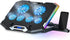 TopMate C11 Laptop Cooling Pad - RGB Gaming Notebook Cooler with Adjustable Height and 6 Quiet Fans
