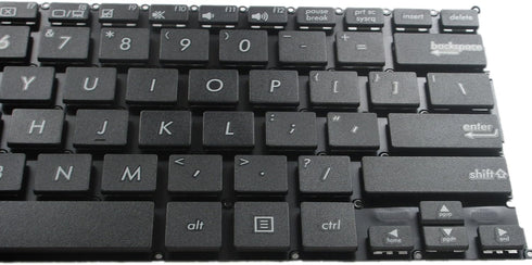 ASUS Compatible Laptop Replacement Keyboard Without Frame - US Layout Black for X200, X201E, X202E, Q200, Q200E, S200,