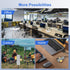 Memory Stick Pro Duo Adapter for iPhone, 6 in 1 SD/TF/M2/MS/CF/XD Multi Card Reader with Lightning+USB A+C