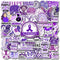 50 PCS Inspirational Alzheimers Stickers, Waterproof Vinyl Decals for Bicycle, Laptop, Bumper, Truck, Water Bottle