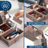 BARVA Wood Docking Station for Men, Gifts for Dad, Nightstand Organizer with Drawer, Charging Dock for Phone and Watch