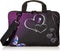 iColor Purple Butterflies Canvas Laptop Sleeve Case Protective Bag for 11.6 12 12.9 13 13.3 Inches Laptop