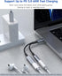 USB C to 3.5mm Headphone and Charger Adapter, 2-in-1 Dongle Cable for Galaxy S22 S21 S20 Ultra Note 20 10