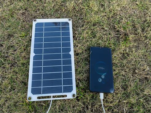 HUYINGC Solar Power Charger with 6 Watt Portable Solar Panel for 1.2V AA & AAA Ni-MH Ni-CD Rechargeable Batteries and