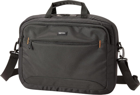 Amazon Basics 15.6 in Laptop Bag with Shoulder Strap and Handle, Large Capacity, Spacious