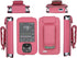 Fitted Leather Case with Screen Protector for Dexcom G7/G6 Receiver, Lanyard Included, Pink
