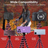 TALK WORKS Flexible Tripod for iPhone, Android, Camera - Adjustable Stand Holder with Mini Wireless Remote for Selfies,