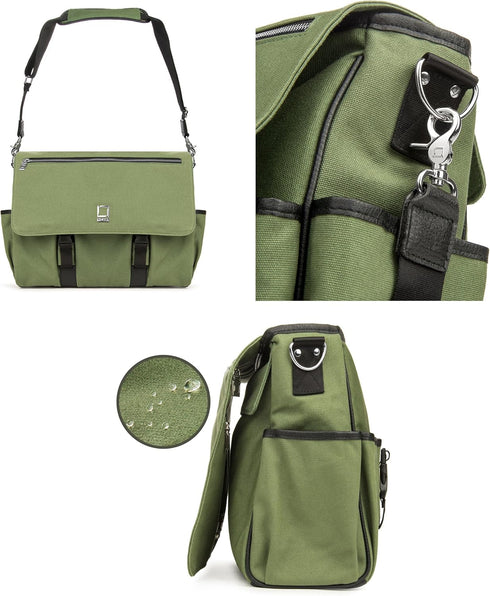 Lencca Waterproof Camera Bag with Laptop Compartment for Canon EOS DSLR and Mirrorless Cameras