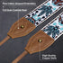 Padwa Lifestyle Camera Strap for All DSLR/SLR Cameras - Double Layer top-grain Cowhide Ends,2" Wide Vintage Embroidered Pure Cotton Camera Strap,Adjustable Universal Strap,Great Gift for Photographers