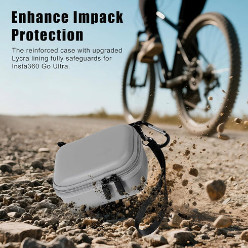 Insta360 STARTRC VCR Carrying Case for GO Ultra Hard Shell Lens PU Cover Protection Storage Bag Travel Portable Cases