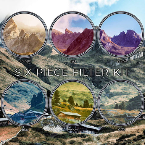 Ultimaxx 58MM Complete Lens Filter Accessory Kit - Designed for Canon EOS 9000D, 800D, 760D, 750D, 700D