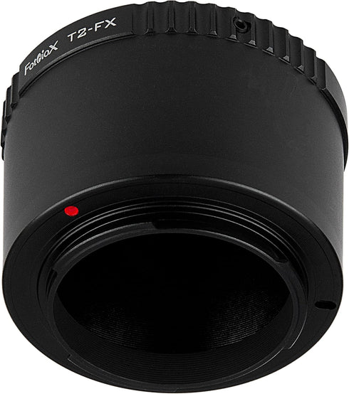 Fotodiox Lens Mount Adapter for T-Mount (T/T-2) Screw Mount SLR Lens on Fuji X-Mount Cameras