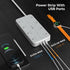 TESSAN Power Strip Surge Protector 10 FT with 8 Outlets and 3 USB Ports (1 USB C), Wall Mountable Charging Station