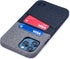 Dockem Wallet Case for iPhone 12 Pro Max - Built-in Metal Plate for Magnetic Mounting & 2 Credit Card Holders, Luxe M2