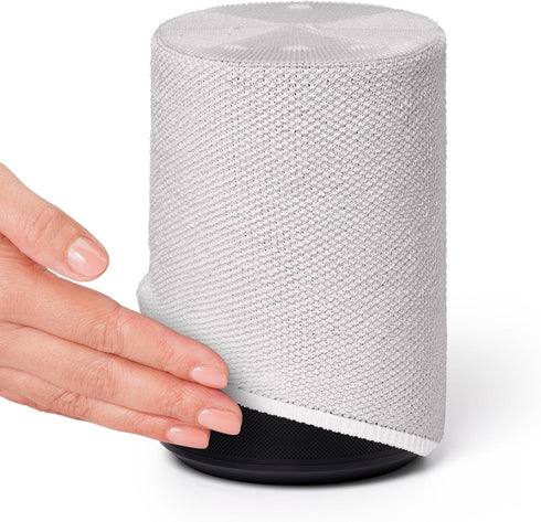 Speaker Cover for Sonos Era 100, Smoke White, Tower Speaker Stand Cover