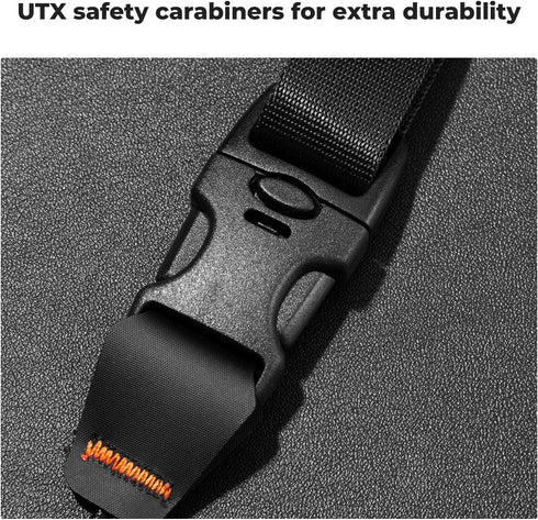 Adjustable Soft Neoprene Camera Neck Strap with Zipped Pockets for Photographers