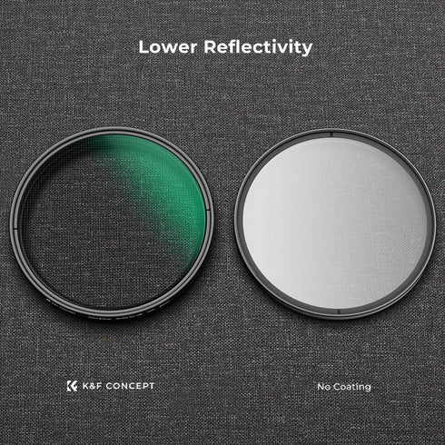 K&F Concept 52mm Variable Star Filter, Cross Screen Starburst Filter with 3 Cleaning Cloths