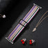 Stretchy Nylon Solo Loop Compatible with Apple Watch Band 40mm 41mm 38mm 42mm 44mm 45mm 46mm 49mm, Adjustable Elastic