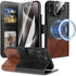 Wallet Case for iPhone 15 Pro Max, RFID Blocking Credit Card Holder, PU Leather Flip Kickstand Cover for Men Women