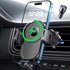 Wireless Car Charger, 15W Fast Charging Auto Clamping Phone Holder, Air Vent Mount for iPhone 15/14/13/12