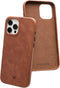 Wilken Leather Wrapped Case for iPhone 12 Pro Max | Brown | Compatible with MagSafe & Wireless Charging | Top Grain
