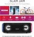 ION Audio Slam Jam-IPX7 Waterproof Bluetooth Speaker with Microphone, Rechargeable Battery, Aux Input