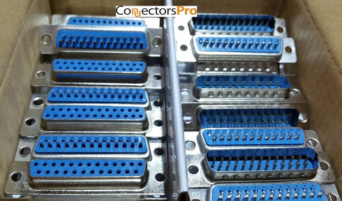 Pc Accessories 20-Pack DB25 Male and Female D-Sub 25P Solder Type Connector (10 Male + 10 Female)