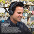 JLab Neon Wired On-Ear Headphones, Black, 40mm Neodymium Drivers, Noise Isolation, Tangle-Free Cord, C3 Sound.