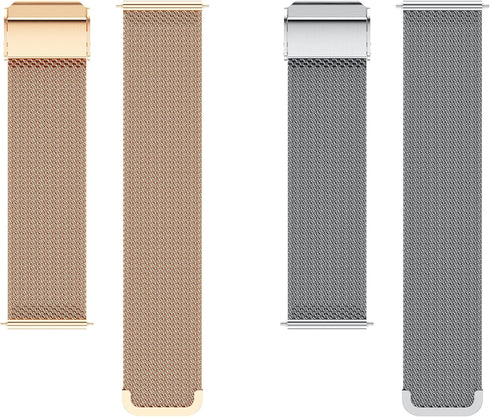 Popglory 22mm Adjustable Smart Watch Bands for P66 Smart Watches, Quick Release Straps for Men and Women