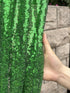 Green Sequin Backdrop Curtains - 4 Panels 2FTx8FT Glitter Green Photo Backdrop for Party Wedding Baby Shower