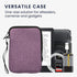 kwmobile 6" Fabric Protective Cover Compatible with eReader Cover - Fabric Cover for e-Reader with Zip - Lavender