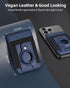 MagSafe Wallet Stand with Airtag Holder, Strongest Magnetic Phone Wallet for iPhone 16/15/14/13/12 Series, RFID
