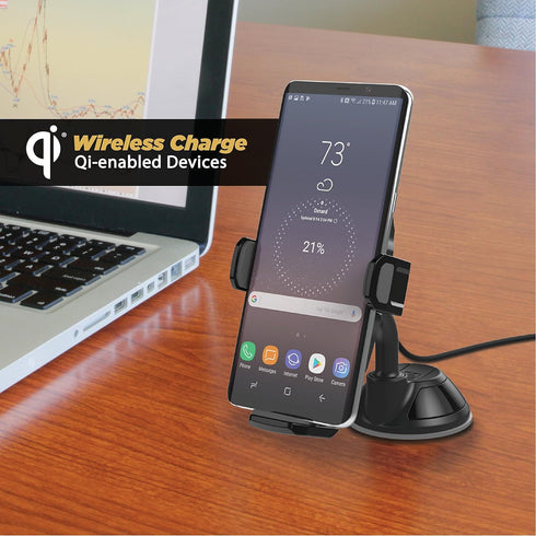Scosche WDQ2M3-SP1 Stuckup Suction Cup Mount Charger for Phone