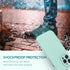 SURPHY iPhone 13 Pro Case, Mint Green, Liquid Silicone with Screen Protector, Camera Protection, Soft Microfiber Lining