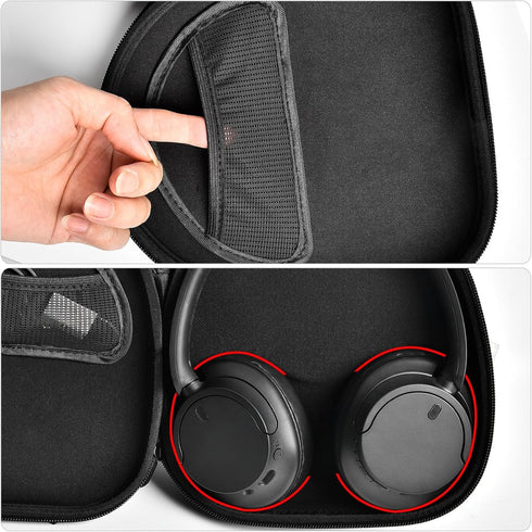 PAIYULE Case for Sony WH-CH720N WH-CH520 Headphones, Carrying Storage for JBL Tune 510BT, Edifier W820NB