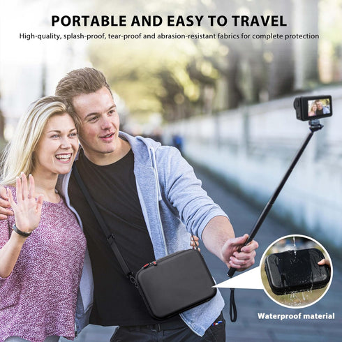 Tomat Action 4 Carrying Case - Hard Shell Travel Case for DJI Osmo Action 4 Camera Accessories