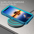 for iPhone 11 Case, Heavy Duty Shockproof Dropproof Dustproof 3-Layer Protection Hard Cover 6.1 inch, Turquoise