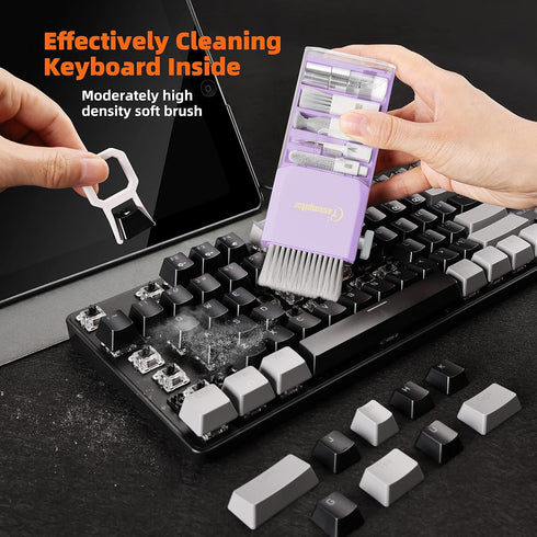 Laptop Screen Keyboard Cleaner Kit - 10-in-1 Electronics Cleaning Tool for MacBook iPad iPhone Pro, Tablet, PC Monitor