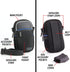 USA Gear Compact Camera Case for Point & Shoot with Accessory Pockets, Rain Cover & Shoulder Strap