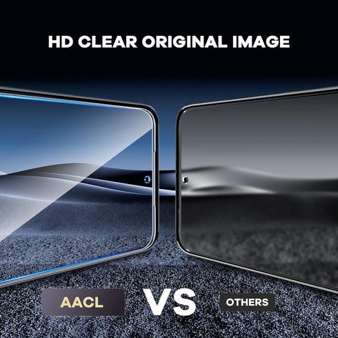 AACL 2 Pack Tempered Glass Screen Protector for Samsung Galaxy S24 - 9H, Bubble Free, Case Friendly, Anti-Scratch,