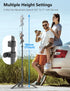 SelfieShow 72" Phone Tripod & Selfie Stick, Extendable Cell Phone Tripod Stand with Detachable Remote&Phone Holder
