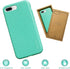 eplanita Eco Mobile Phone Case for iPhone 7 Plus and 8 Plus, Plant Fibre and Soft TPU, Mint