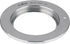 Fotodiox Chrome Lens Mount Adapter (Type 2) - M42 Lens to Nikon F Mount D/SLR Cameras