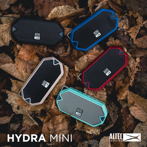 Altec Lansing IP67 6 - HydraMini Wireless Bluetooth Speaker, Waterproof USB C Rechargeable Battery with Hours Playtime
